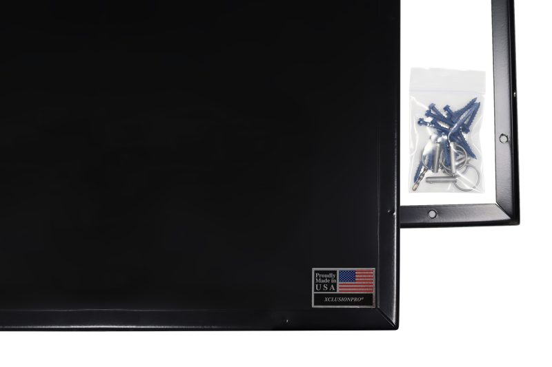 XclusionPro® Foundation Access Door (FAD) Black panel close-up