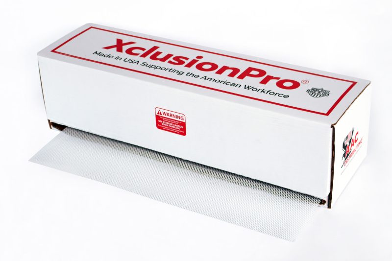 XclusionPro® Louvered Vent Guard (LVG) white coil in box