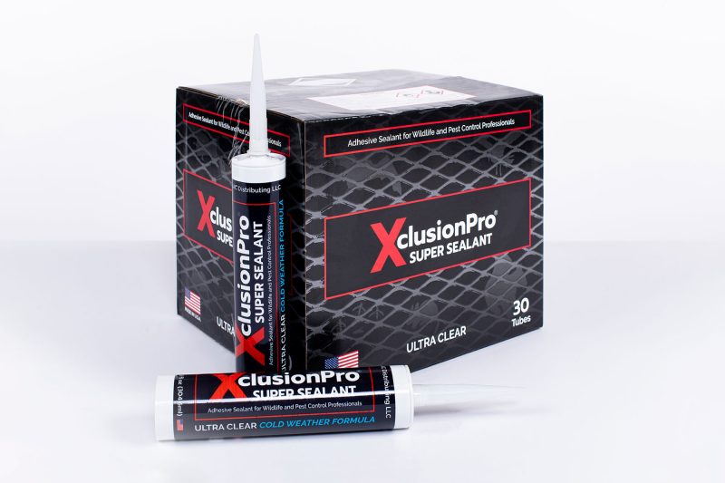 XclusionPro® Ultra Clear Super Sealant Cold Weather Formula box of 30 tubes