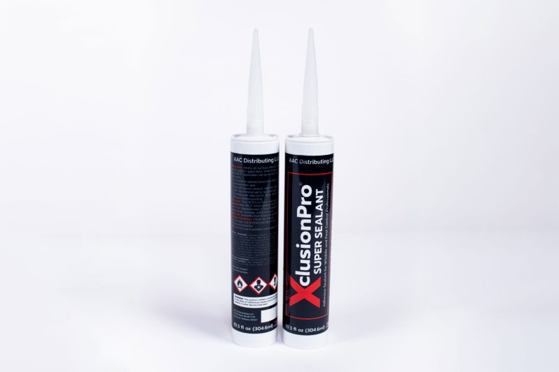 XclusionPro® Ultra Clear Super Sealant front and back label tubes