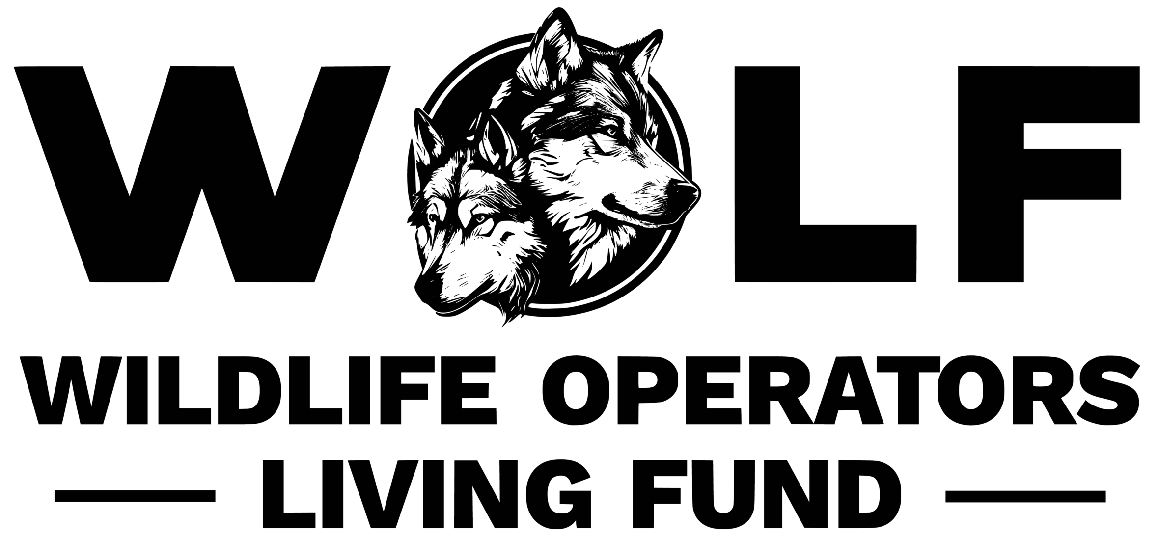Logo for Wildlife Operators featuring the words 'WILDLIFE OPERATORS' with a circular wolf head emblem between the words.